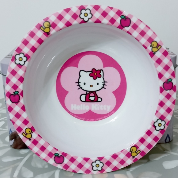 Hello Kitty Accessories Hello Kitty Vintage 20 Pink Floral Plate